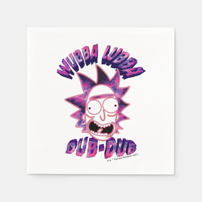 RICK UND MORTY™ | Wubba Lubba Dub-Dub Serviette (Vorderseite)