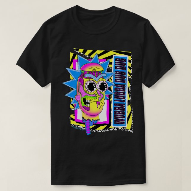 Rick und Morty Wubba Lubba Dub Dub T-Shirt (Design vorne)