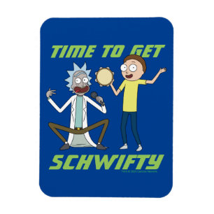 RICK UND MORTY™   Zeit, Schwifty zu bekommen Magnet