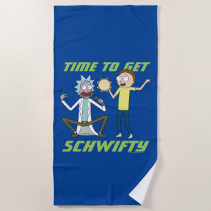 RICK UND MORTY™ Zeit, Schwifty zu bekommen Strandtuch