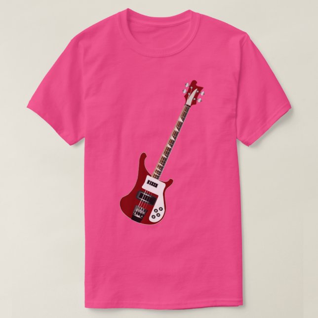 Rickenbacker BASS Guitar T-Shirt (Design vorne)