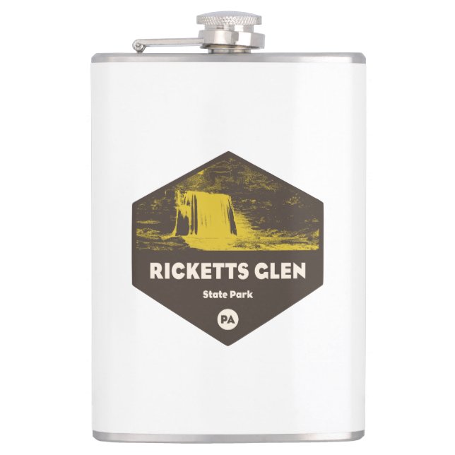 Ricketts Glen Staat Park Pennsylvania Flachmann (Vorderseite)