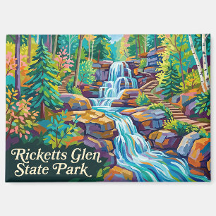 Ricketts Glen State Park Pennsylvania Magnet