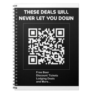Rickroll QR Code Notizblock