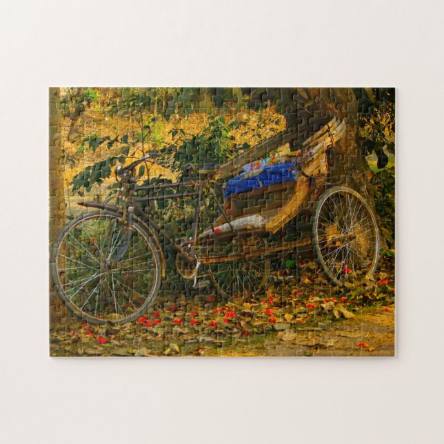 Rickshaw Taxi Bangladesh Puzzle (Horizontal)
