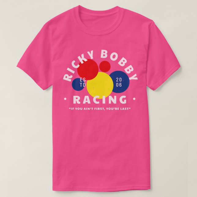 Ricky Bobby Racing Wenn Sie das erste Mal urteilen T-Shirt (Design vorne)