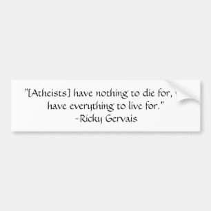 Ricky Gervais Autoaufkleber