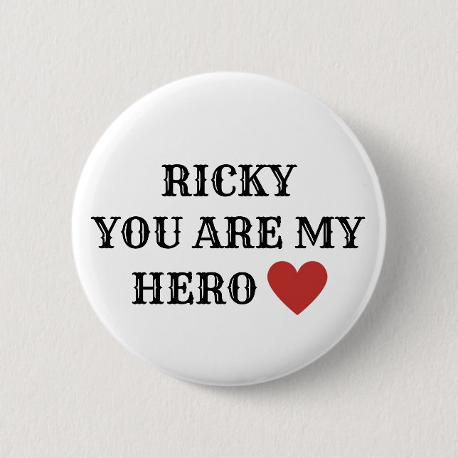 Ricky Hero Button (Vorderseite)