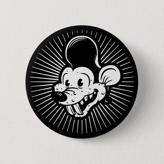 Ricky Nagetier Button (Vorderseite)