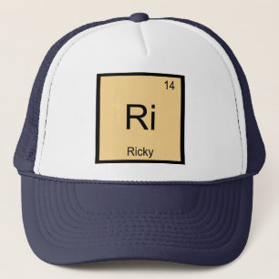Ricky Name Chemistry Element Periodische Tabelle Truckerkappe