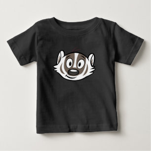Ricky Raccoon Boomer Badger Face Baby T-shirt