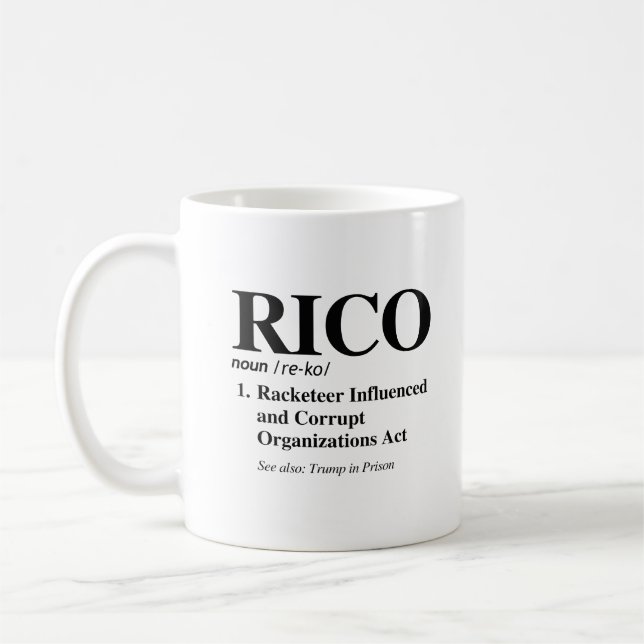 RICO-Definition Kaffeetasse (Links)