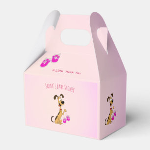 Rico der Hund Baby Mädchen Dusche Geschenkschachtel