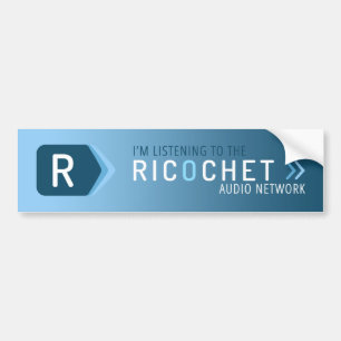 Ricochet-Audionetz-Autoaufkleber Autoaufkleber