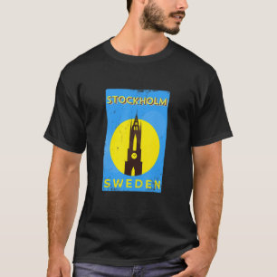 Riddarholmen Church in Stockholm - Schweden Vintag T-Shirt