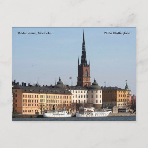 Riddarholmen, Stockholm, Foto ... Postkarte