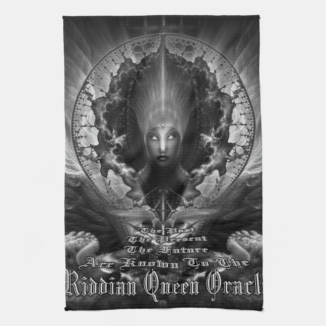 Riddian Queen Oracle GS Geschirrtuch (Vertikal)