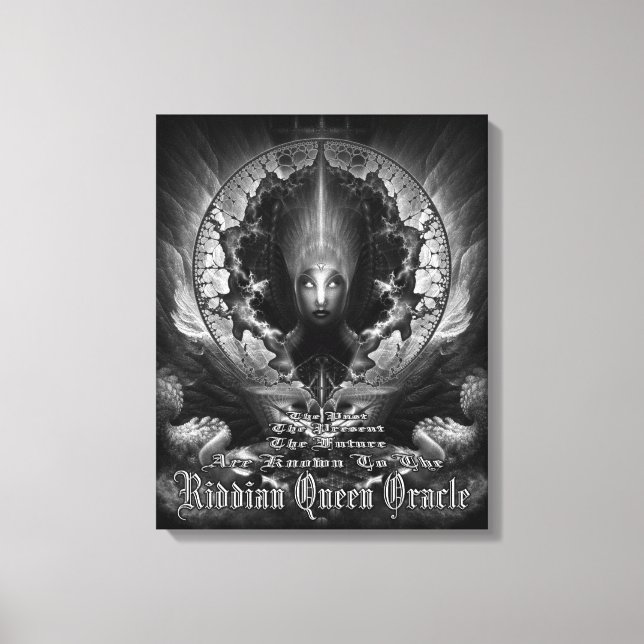 Riddian Queen Oracle GS Wrapped Canvas Leinwanddruck (Vorderseite)