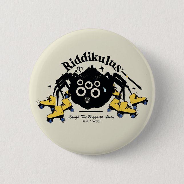 Riddikulus - Lachen Sie die Bösewichte Weg Button (Vorderseite)