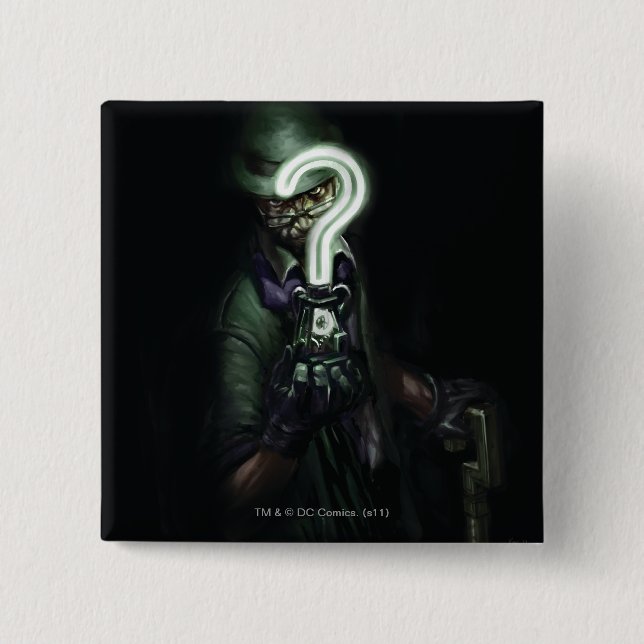 Riddler Illustration Button (Vorderseite)