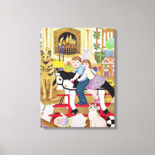 Ride-a-Cock-Horse Leinwanddruck (Vorderseite)