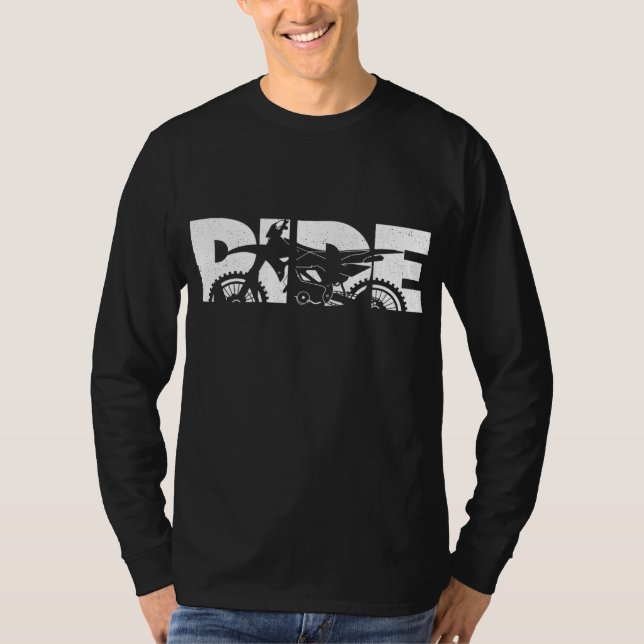 RIDE Dirt Bike Motocross Apparel - Motocross Dirt T-Shirt (Vorderseite)