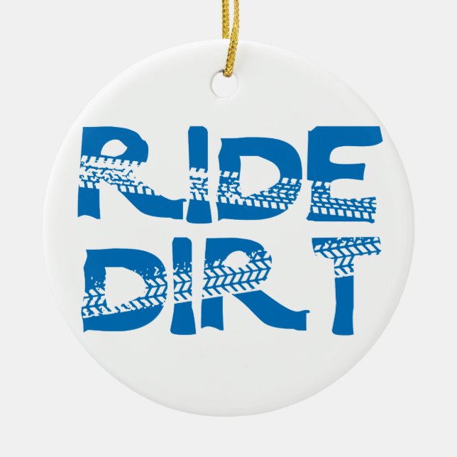 Ride Dirt Keramikornament (Vorne)