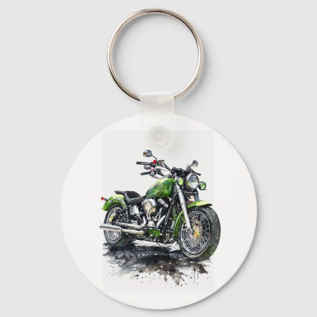  Ride Forever – Motorcycle Keychain Schlüsselanhänger (Vorderseite)
