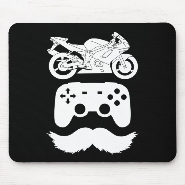 Ride.Game.Vater White Graphic (B) Mousepad (Vorne)