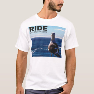Ride Leave Them All Behind Möwe Ozean Vintage T-Shirt