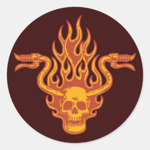 Ride Minded -1a Runder Aufkleber