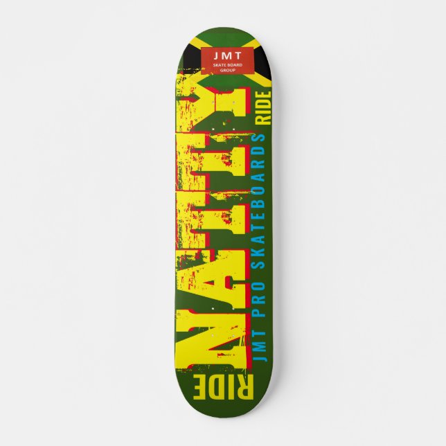 RIDE NATTY RIDE JMT Skateboard, 7¾ Zoll Deck Skateboard (Vorne)