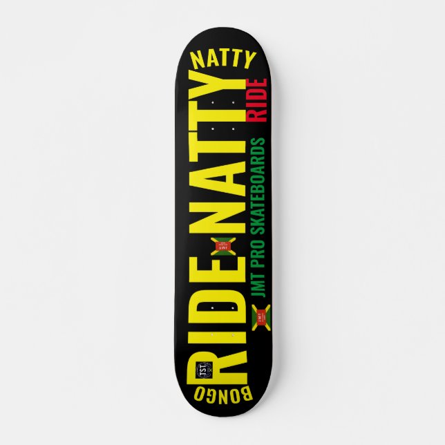 RIDE NATTY RIDE JMTSkateboard, 7¾" Deck Skateboard (Vorne)