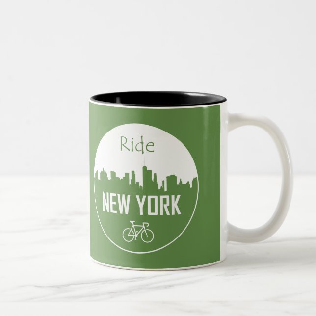 Ride New York Zweifarbige Tasse (Rechts)