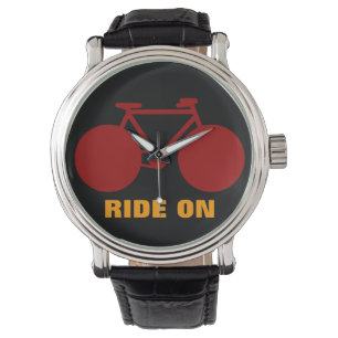 'ride on' bicycle idea armbanduhr