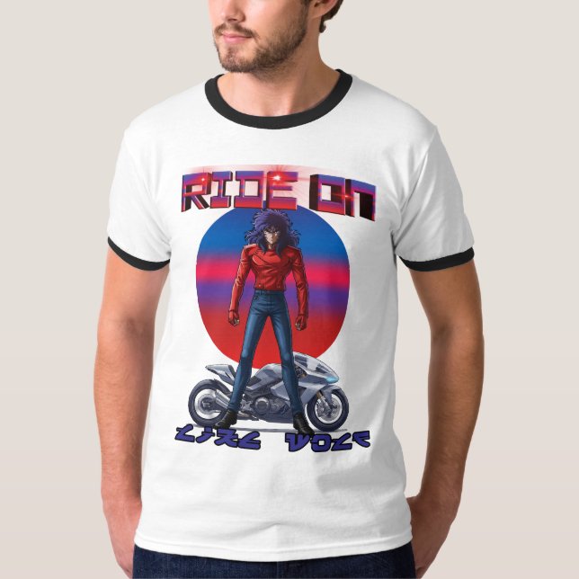 Ride On Like wolf  T-Shirt (Vorderseite)