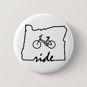 Ride Oregon (Radfahren) Button