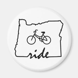 Ride Oregon (Radfahren) Magnet