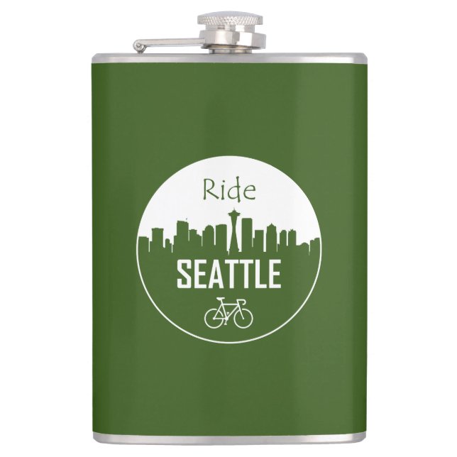Ride Seattle Flachmann (Vorderseite)
