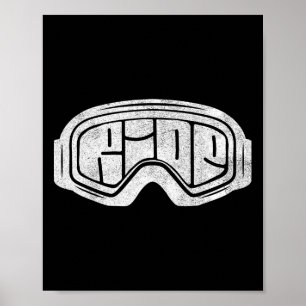 Ride Snowboard - Vintage abgenutzt Poster