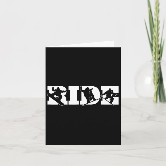 Ride Snowboarder Karte (Vorderseite)
