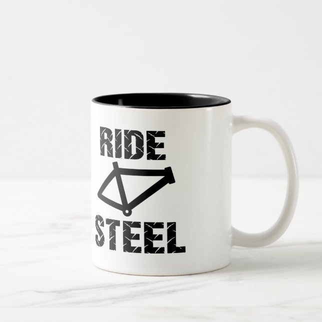 Ride Steel Zweifarbige Tasse (Rechts)