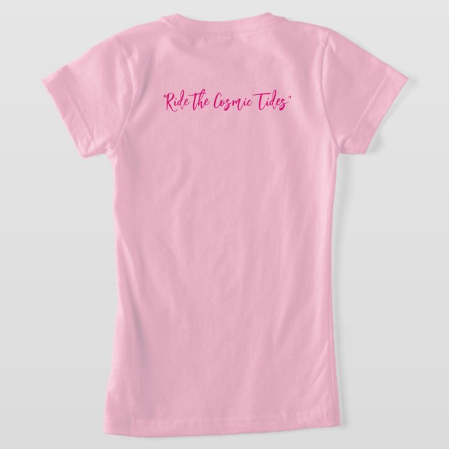 "Ride the Cosmic Tides" T-Shirt (AblageHinten)