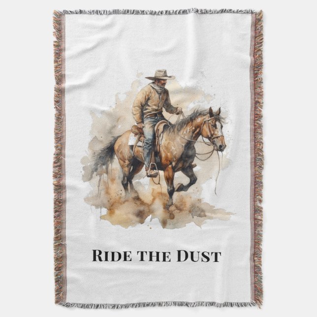 Ride The Dust Western Ranch Komfort Decke (Vorderseite Vertikal)