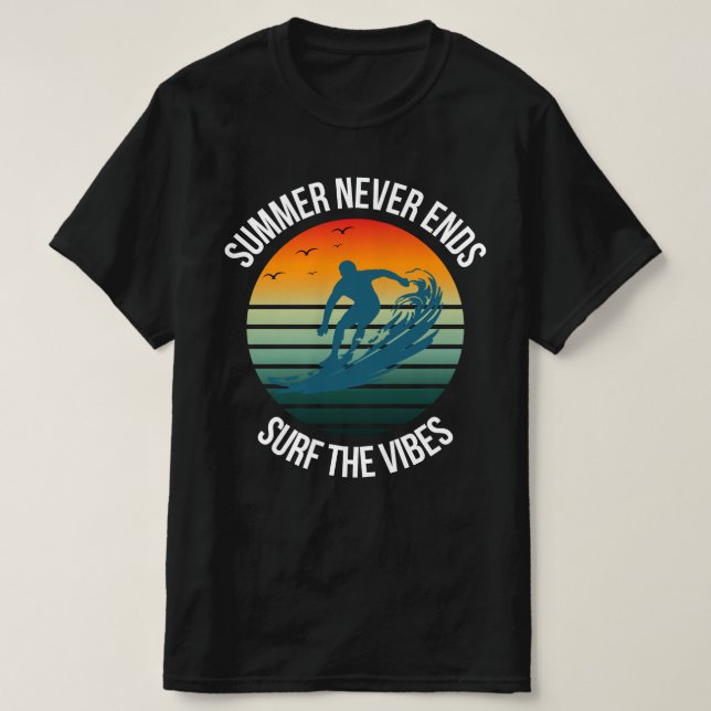 "Ride the Summer Wave" T-Shirt (Design vorne)