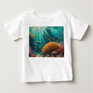 "Ride the Waves: Ocean Vibes T-Shirt" Baby T-shirt