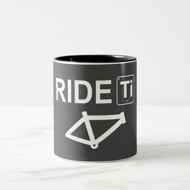 Ride Titanium Zweifarbige Tasse (Mittel)