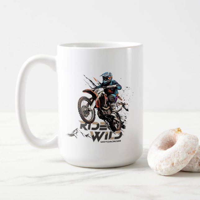 Ride Wild | Klassische Tasse 15# (Mit Donut)