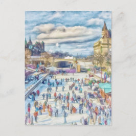 Rideau Canal Ottawa Kanada Postkarte
