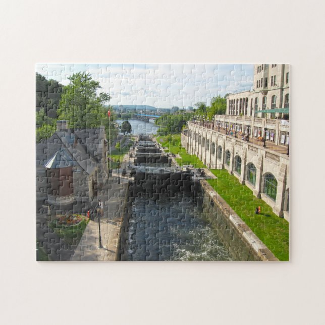 Rideau Canal Ottawa. Puzzle (Horizontal)